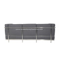 Le Corbusier LC2 Fabir 3 Seater Sofa Replica